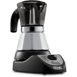 DE'LONGHI Alicia Plus EMKM4.B Moka Elettrica 2-4 Tazze 450W Silver Nero