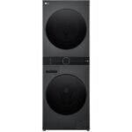 LG WashTower WT1210BBF 12/10 Kg Classe A AI DD Wi-Fi con Pompa di Calore Platinum Black - immagine 2