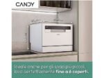Candy Lavastoviglie Compatta Piano Tavolo CP 6E51LW - 55 cm, Bianco, Classe E - immagine 3