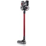 ARIETE 2724 Scopa Elettrica Senza Filo 120W Tubo Pieghevole Filtro HEPA Rosso Nero
