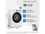 SAMSUNG WW90CGC04DAHET Lavatrice 9 Kg 1400 Giri Classe A EcoBubble Wi-Fi Vapore Igienizzante - immagine 2