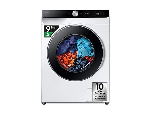 ASSET_MMS_173700407.jpg SAMSUNG WW90DG6U85LKU3 Lavatrice 9 Kg 1400 Giri AI Ecobubble con Dosaggio Automatico e Wi-Fi - immagine 1