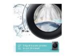 SAMSUNG WF90F09C4SU3 Lavatrice 9 Kg 1400 Giri Classe A AI Home 7” Touch Dark Silver - immagine 6