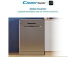 Candy Lavastoviglie a Libera Installazione CF 3C7L0X - 60 cm, Inox, Wi-Fi, Smart Door, Classe C - immagine 6