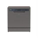 Candy Lavastoviglie Compatta Piano Tavolo CP 8F9FFA - 55 cm, Antracite, Wi-Fi, Classe F