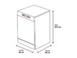 Bosch Lavastoviglie a Libera Installazione SMS4HVW14E - 60 cm, 14 Coperti, 46 dB, Bianco, Classe C - immagine 2